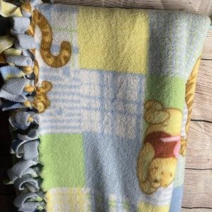 40x40 Winnie the Pooh baby blanket handmade